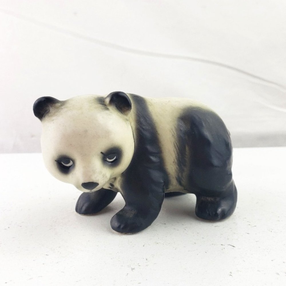 Lefton Panda Bear Figurine Japan